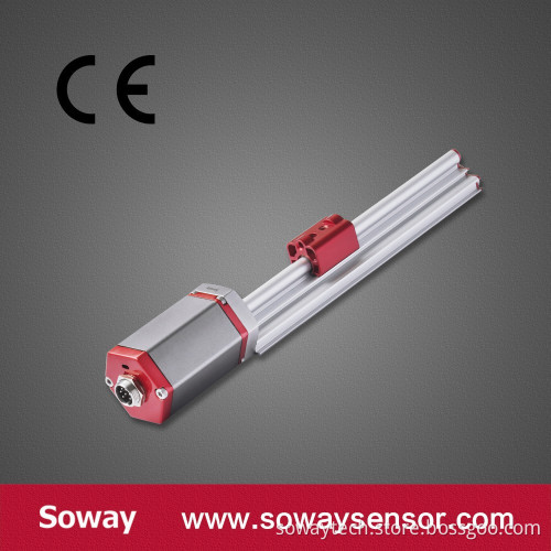 Profile type magnetostrictive linear displacement transducer/transmitter